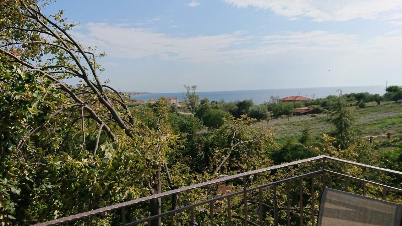 Ferienwohnung Stone House With Seaview Nea Poteidaia Exterior foto