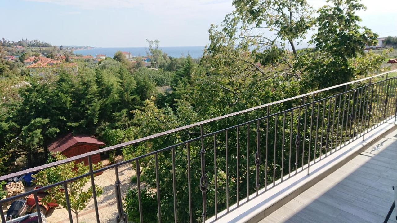 Ferienwohnung Stone House With Seaview Nea Poteidaia Exterior foto